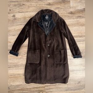 Pendleton • Wool Coat Brown Button Front Japan Line 2016